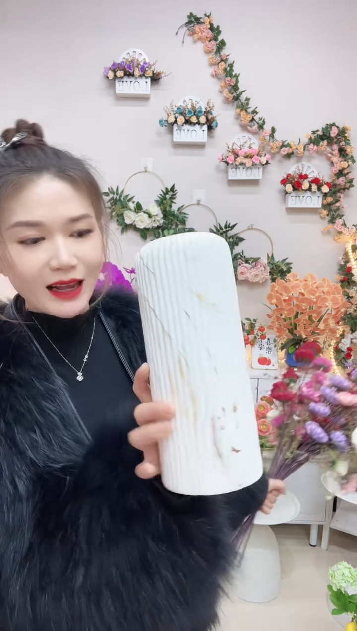 高档花瓶镀金边  高