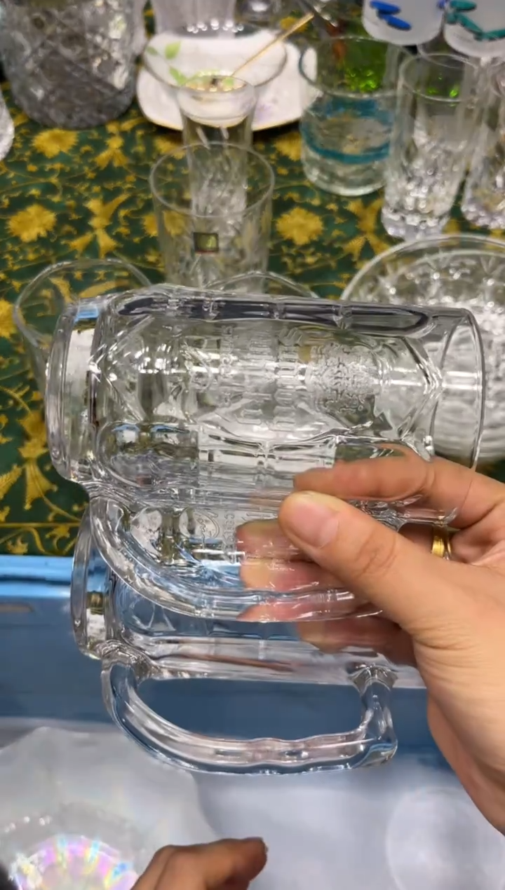 手工艺品玻璃嗯*对9634默认微瑕