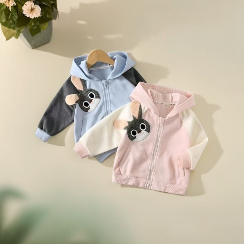 秋季森系女休闲卡通薄款外套