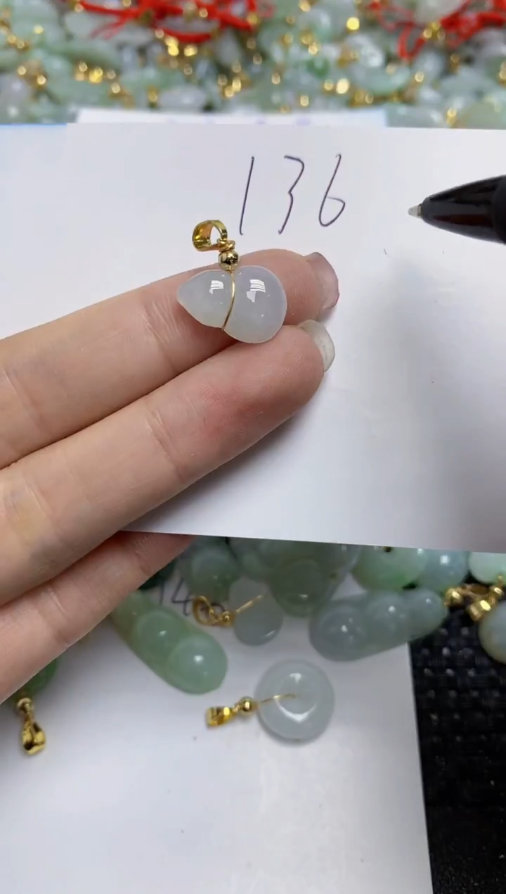 【闪购商品】翡翠颈饰合金天然翡翠A货