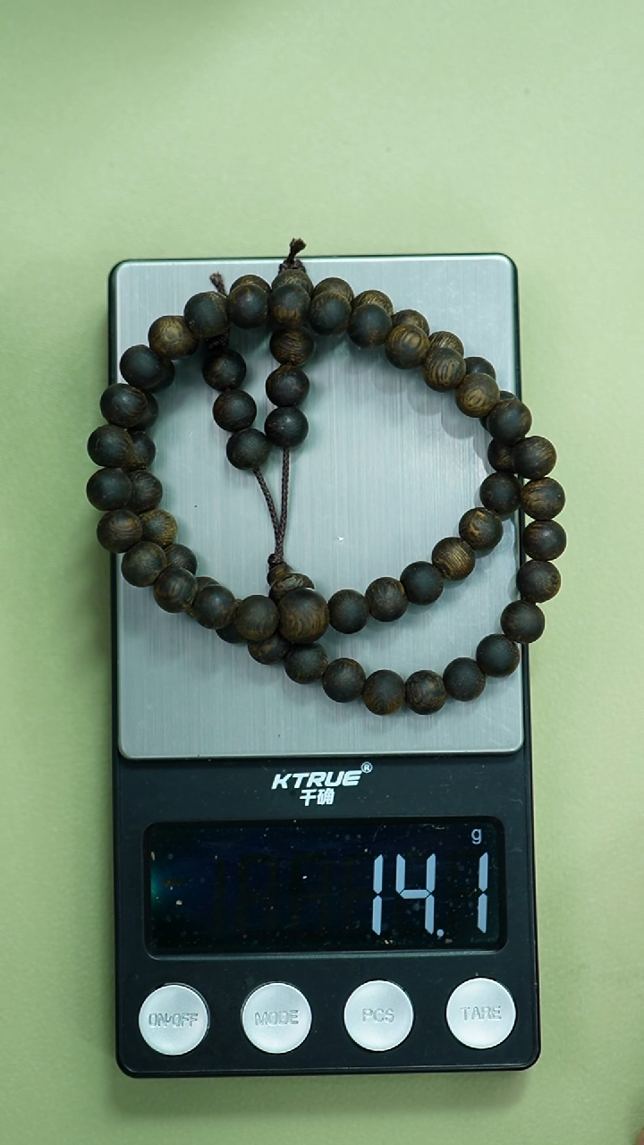 【闪购商品】沉香木手串7mm圆珠双圈天花板14g+