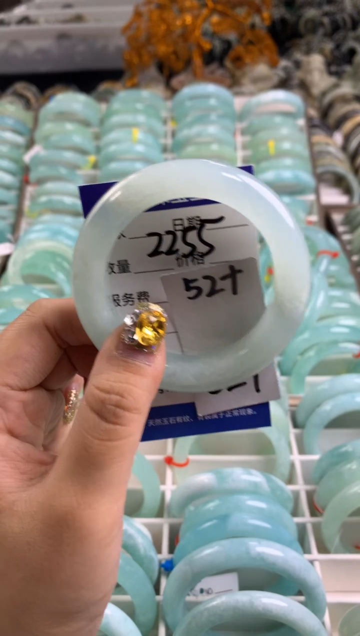 【闪购商品】蛇纹石玉手镯未镶嵌2255