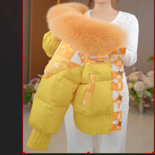 MD---2025冬季新款设计款大毛领羽绒服
