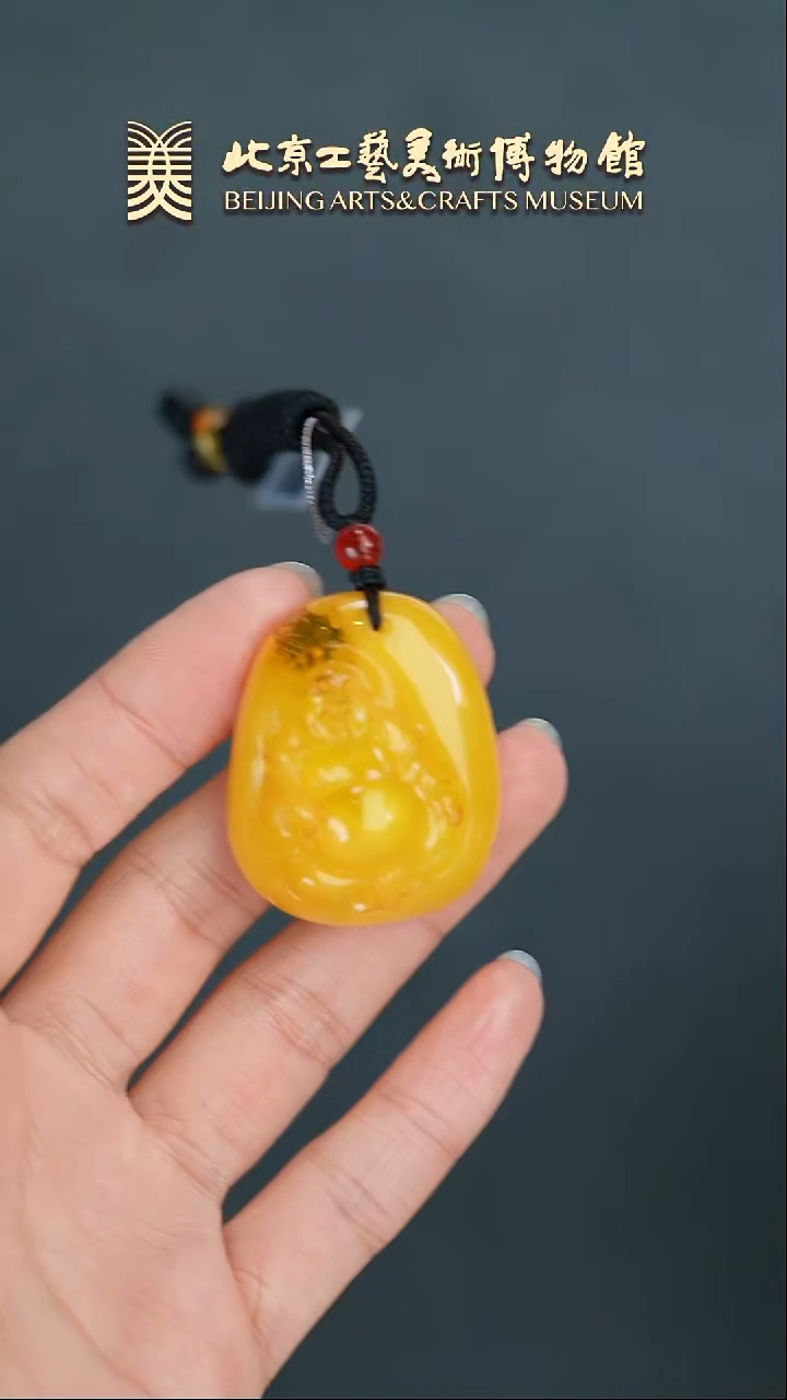 【闪购商品】蜜蜡颈饰未镶嵌B0215GMD031天然蜜蜡佛公吊坠