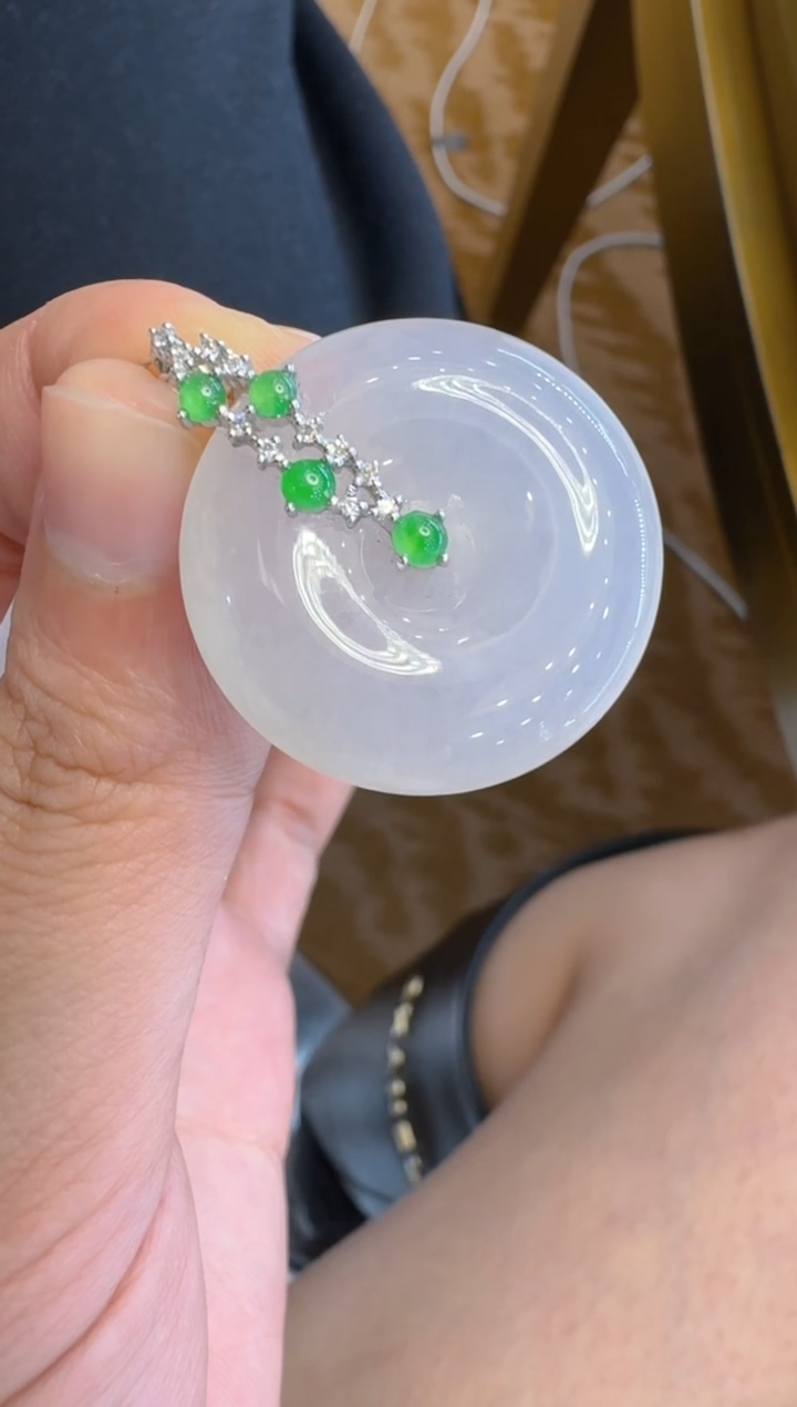 【闪购商品】翡翠吊坠(不含链)18K金镶嵌多样性团购发一件