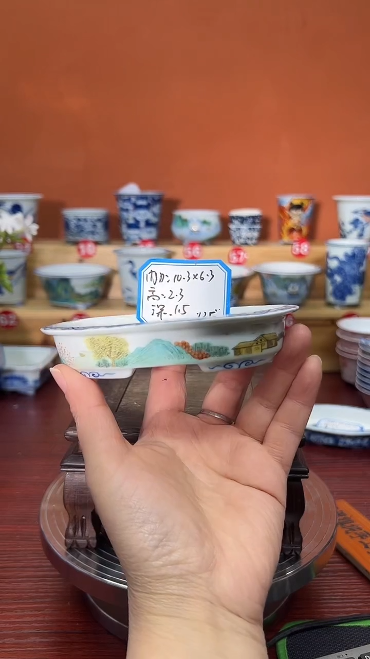 【闪购商品】景德镇墨奈手绘陶瓷