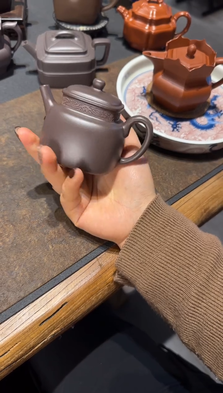 【闪购商品】紫砂茶壶四方言心