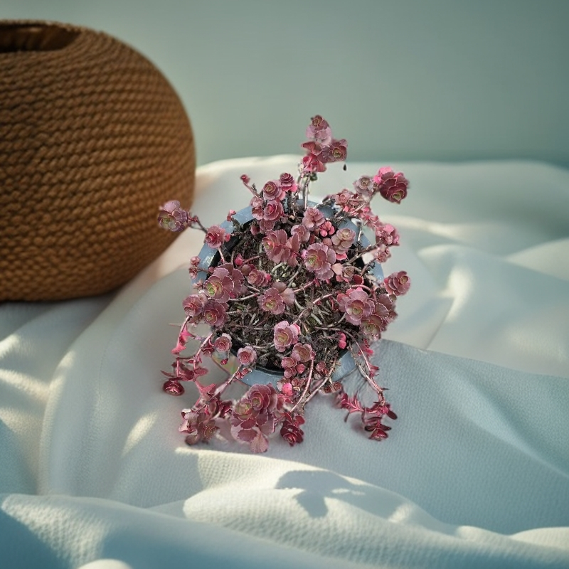 精品小球玫瑰多肉植物带盆土带挂钩耐寒藤蔓系室内盆栽