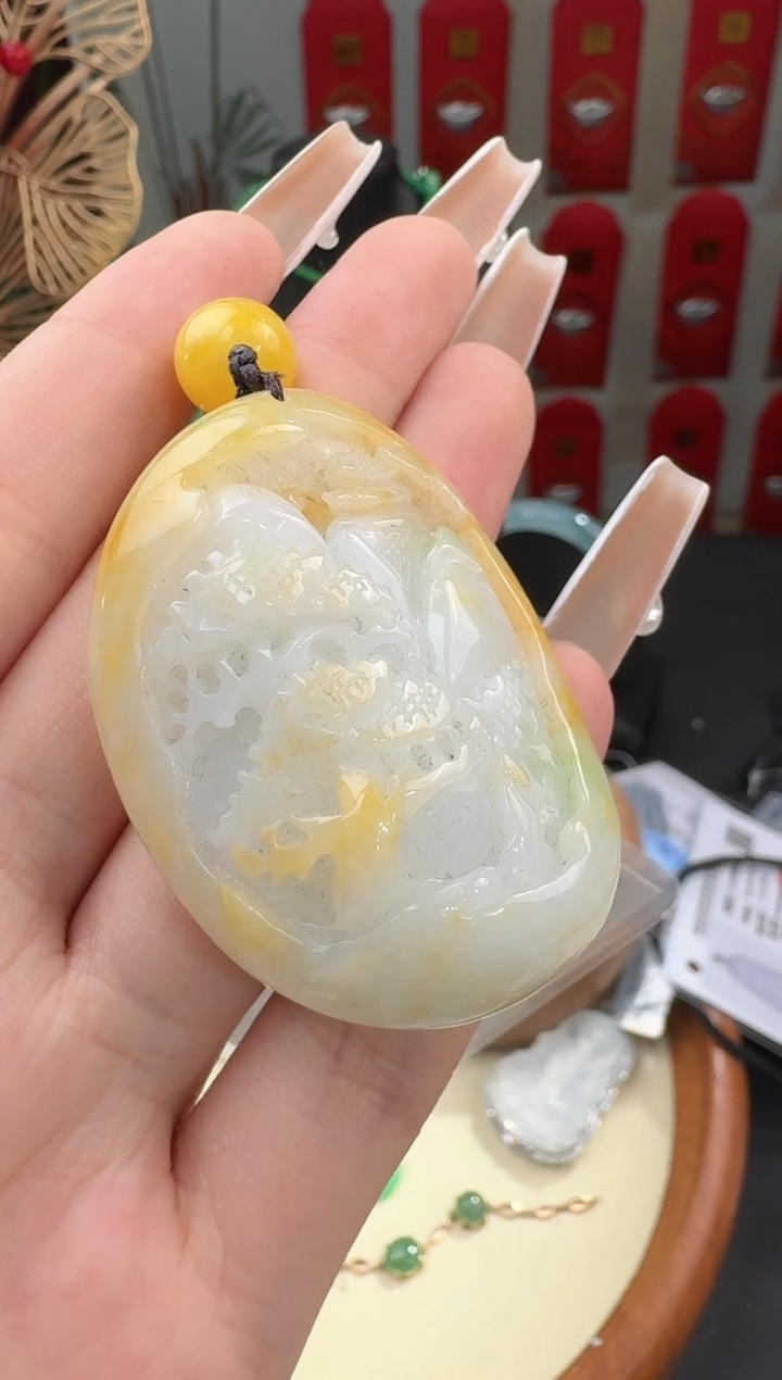 【闪购商品】翡翠颈饰未镶嵌挂件