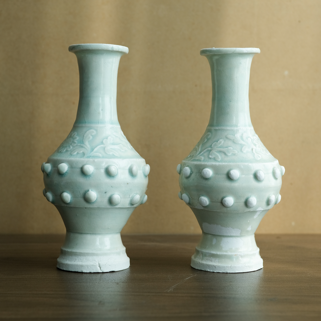 【古董拍卖】9.青白釉花瓶一对（红队）