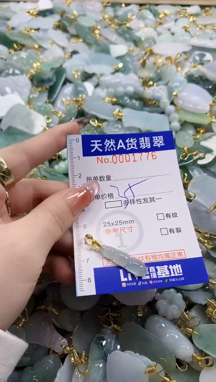 颈饰未镶嵌翡翠天然A货翡翠