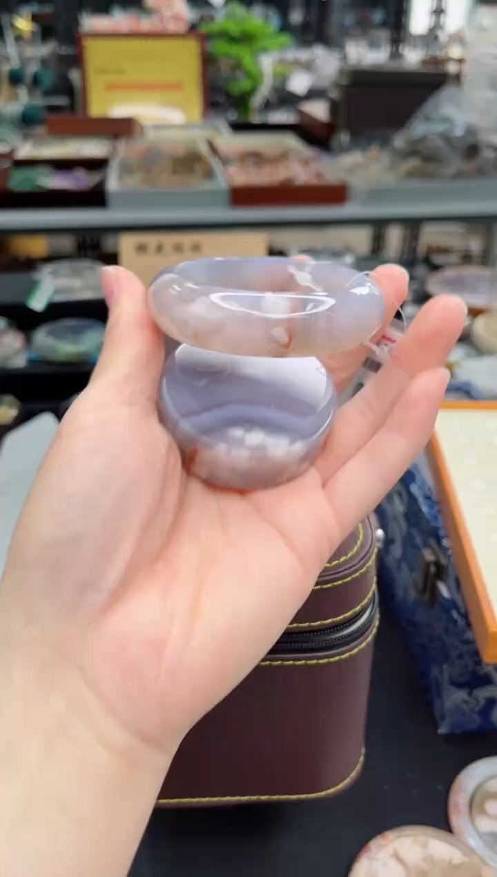 【闪购商品】石英质玉手镯未镶嵌56圈口（赠品镯心）3571121