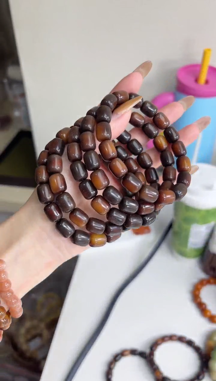 手串菩提根/象牙果沐k73冰美式玉化年糕10*12mm手串