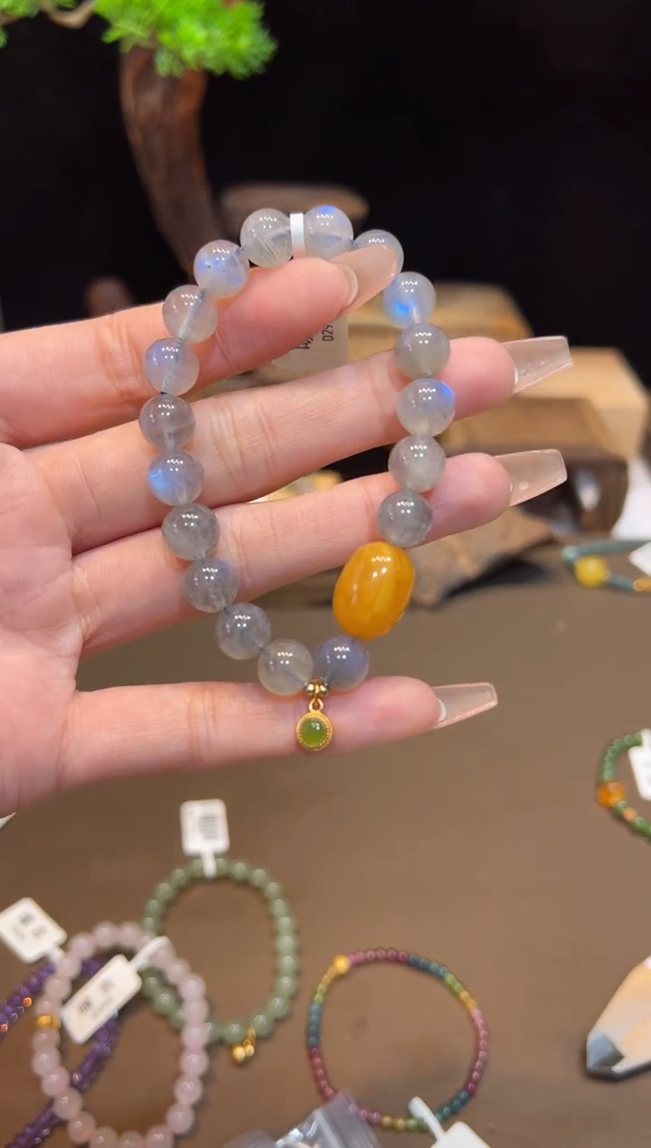 【闪购商品】长石手链未镶嵌手饰@@D2958