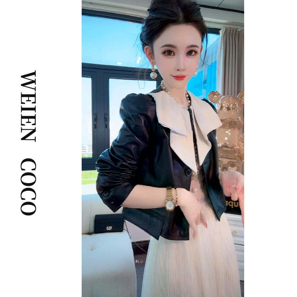 【薇恩COCO】显瘦修身气质百搭外套秋款新款S5597