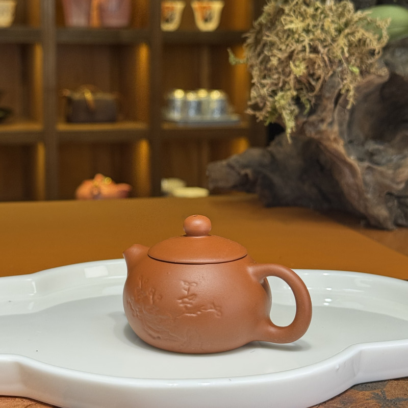 宜兴迷你紫砂茶壶把把壶茶宠茶311