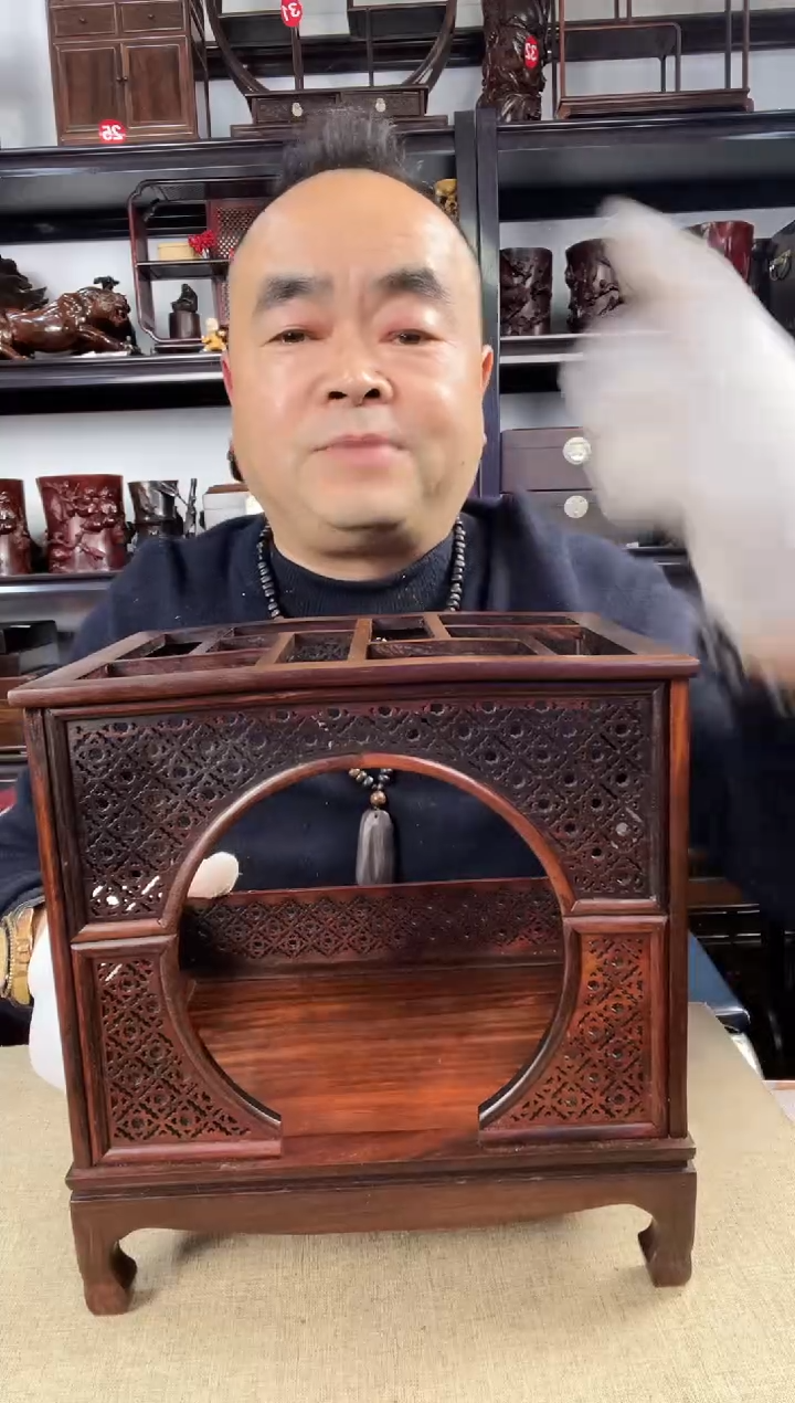 木老李红木工艺品圆梦床