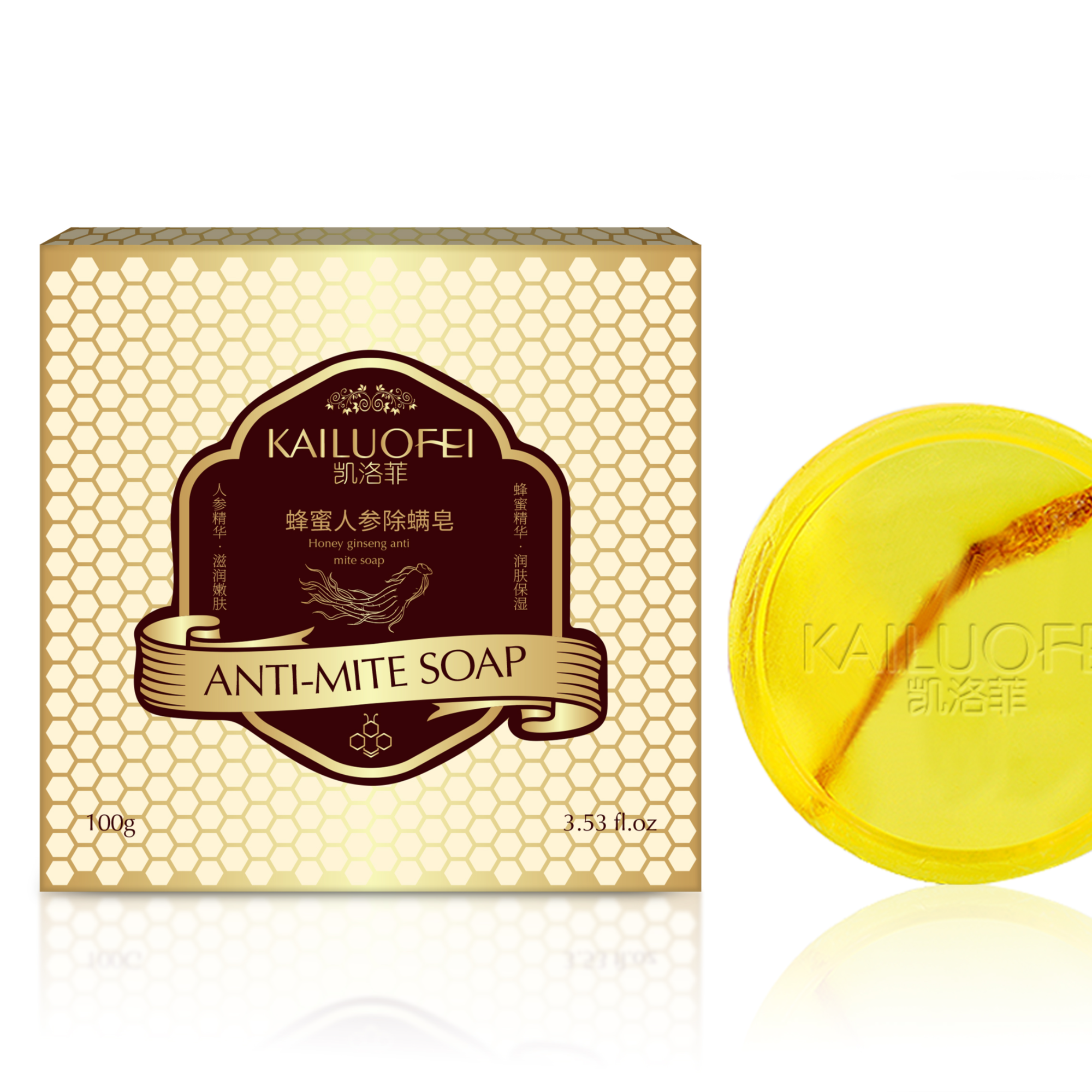 凯洛菲蜂蜜人参皂   发一块