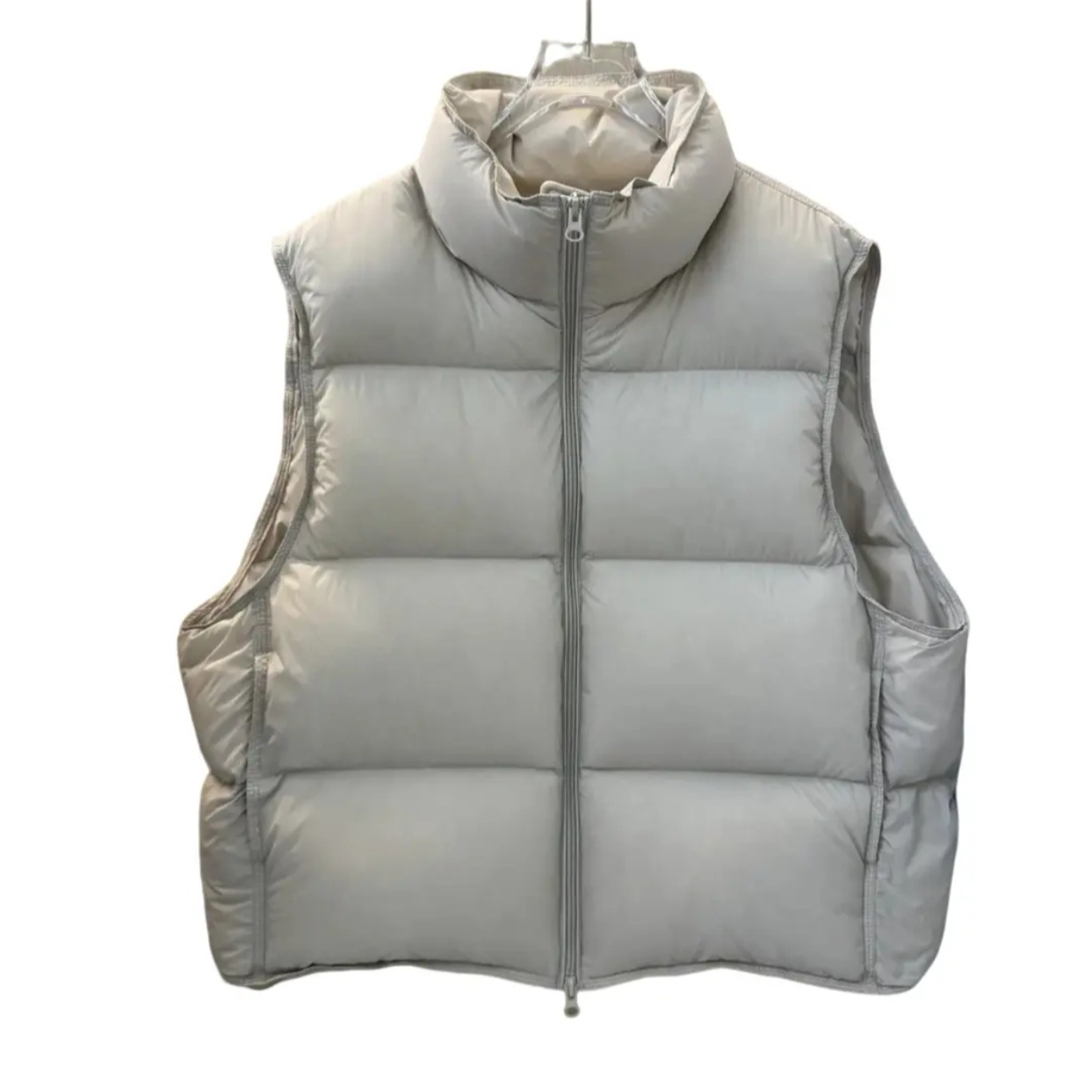 95白鸭绒马甲新款泡芙韩系蓬松立领羽绒马甲双头拉链女士爆款马甲