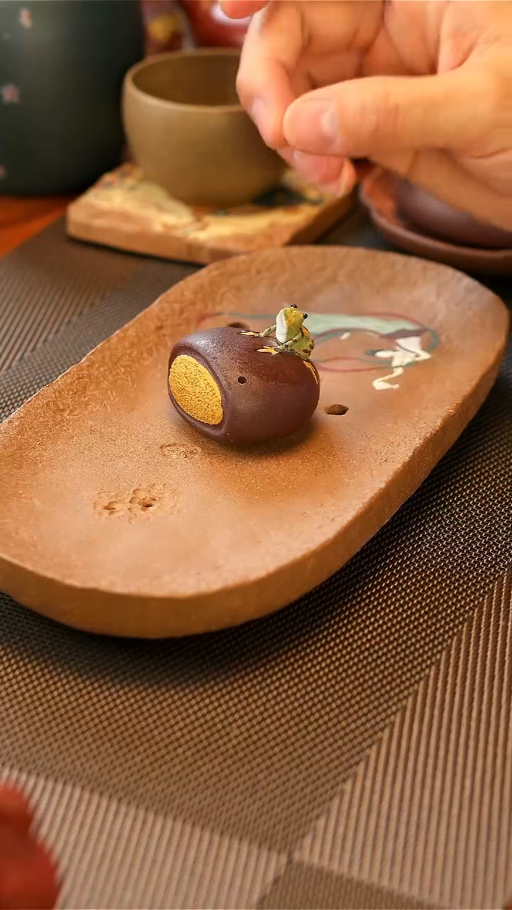 【闪购商品】紫砂茶壶板栗 青蛙 茶宠