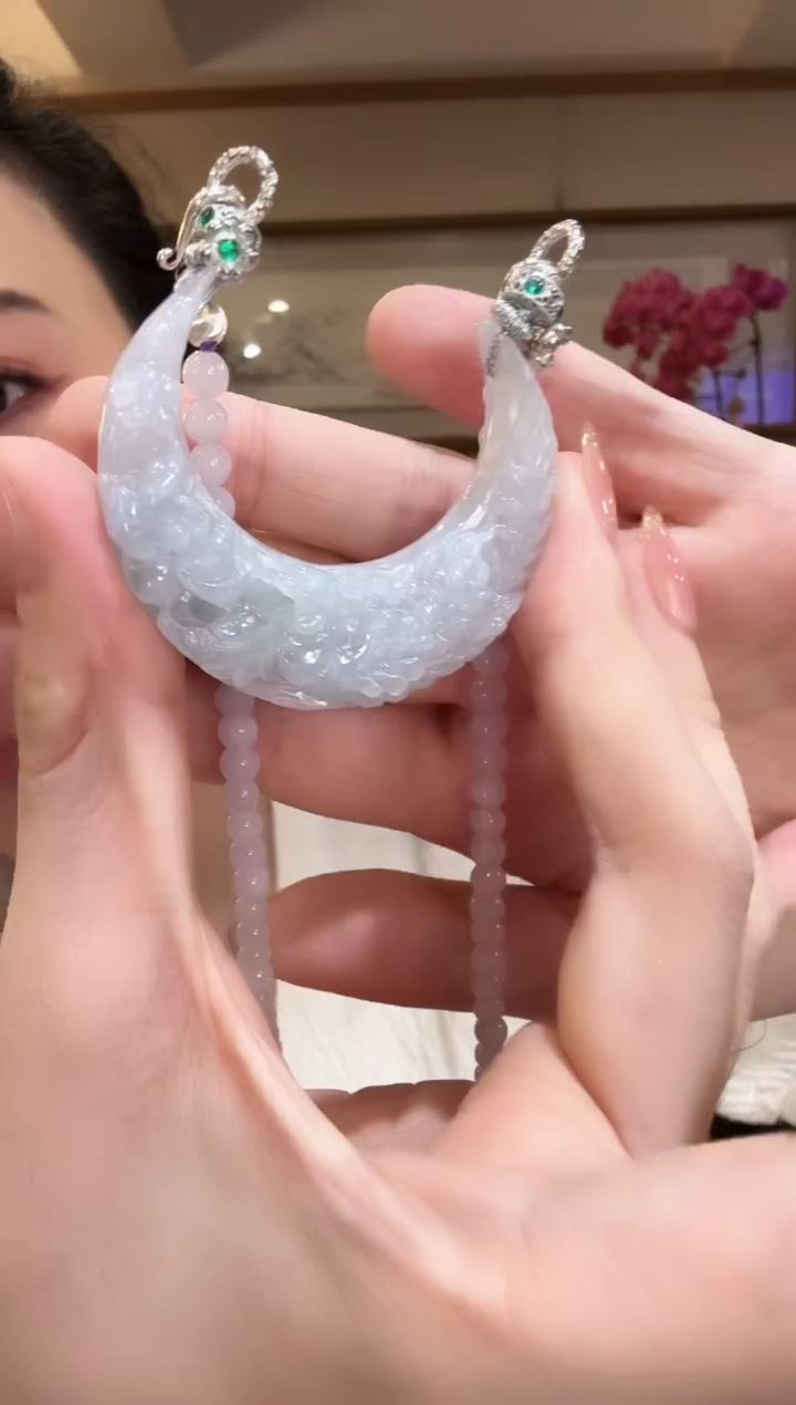 颈饰未镶嵌翡翠国风