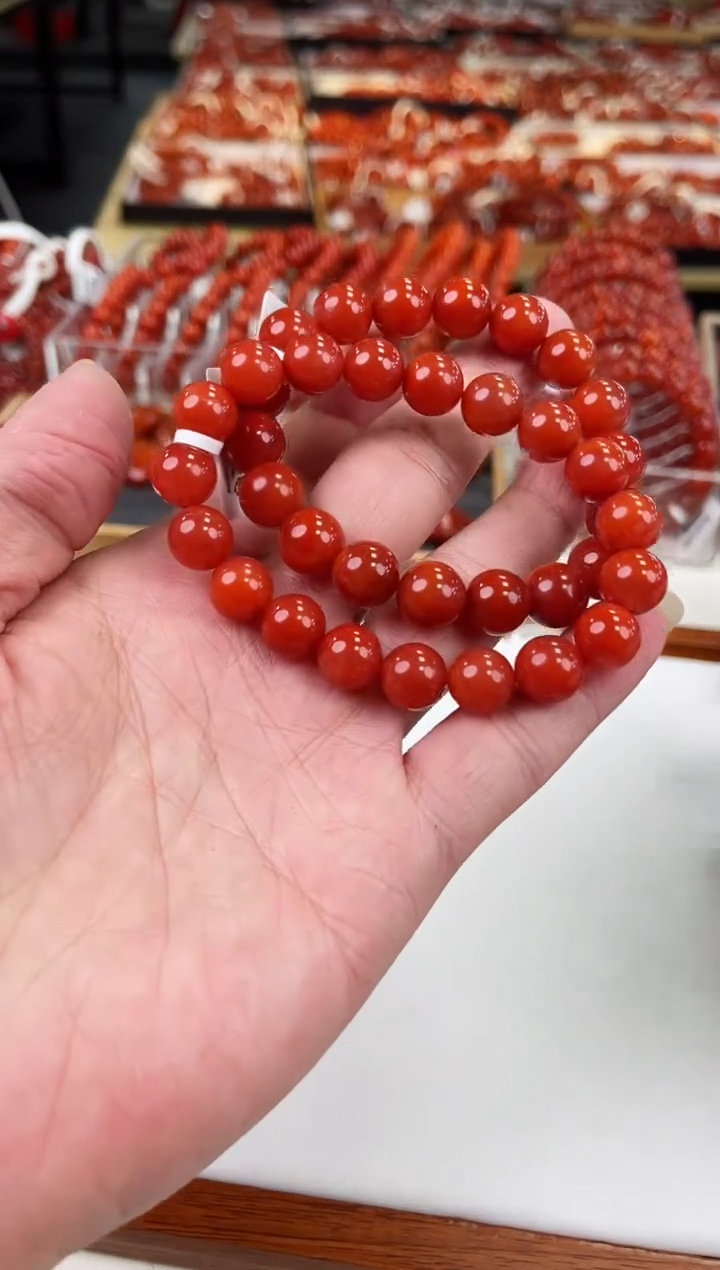 【闪购商品】南红玛瑙保山手串10+未镶嵌（多样式发其一）