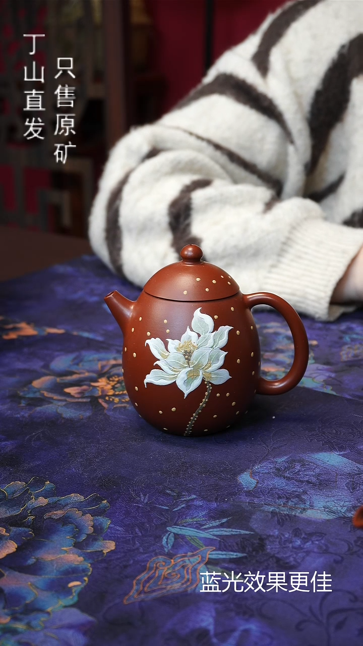 茶壶紫砂宜兴紫砂原矿紫砂壶小高定系列天漏