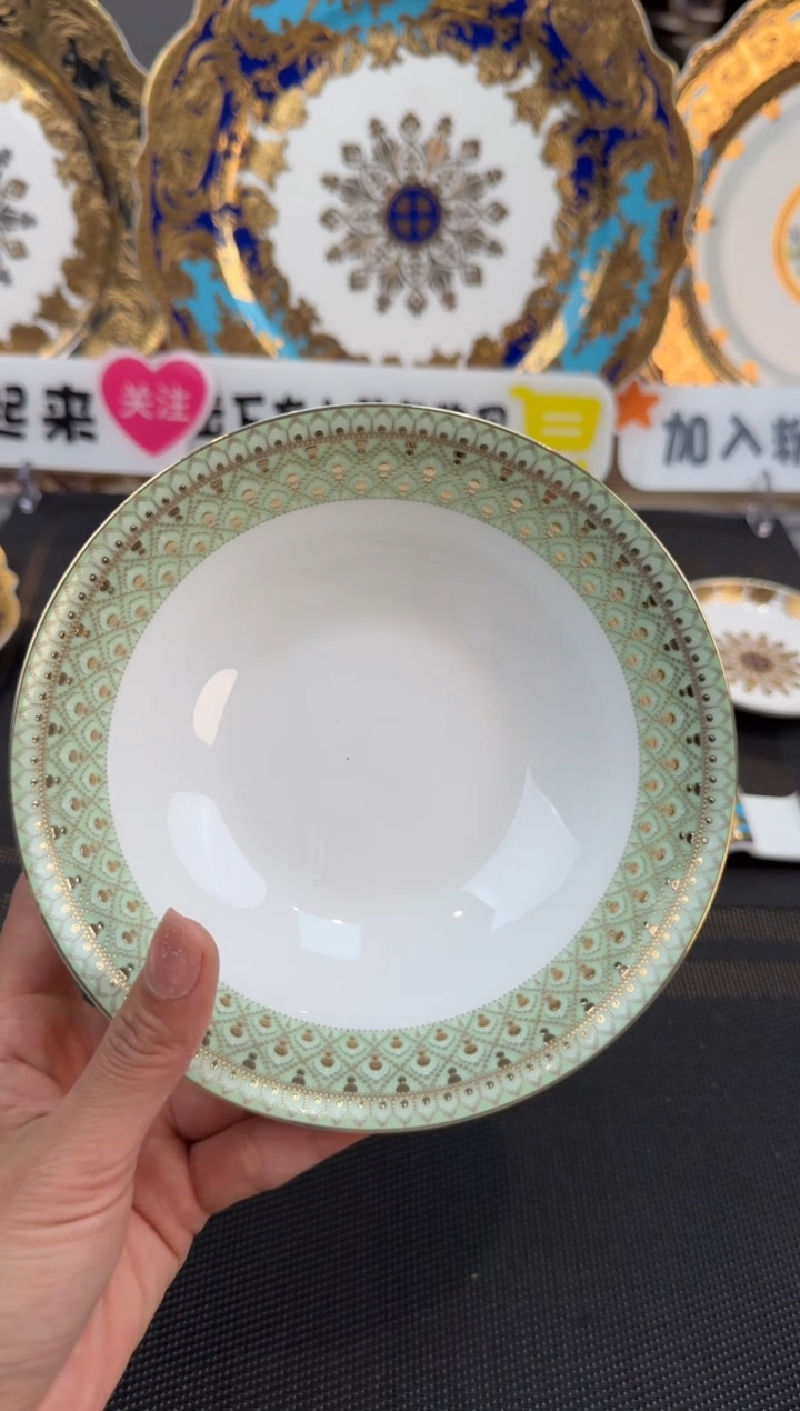 【闪购商品】瓷片6英寸水果碗 福利款 2个