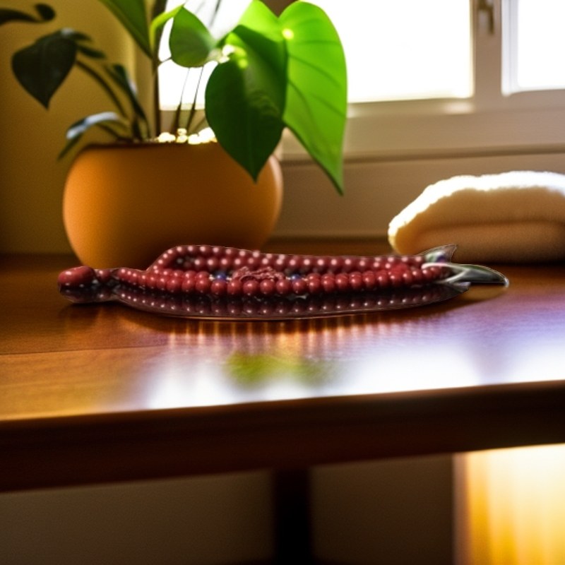 天然辰砂天然辰砂招财貔貅平安扣带绣球帝王砂多圈079【无礼盒】