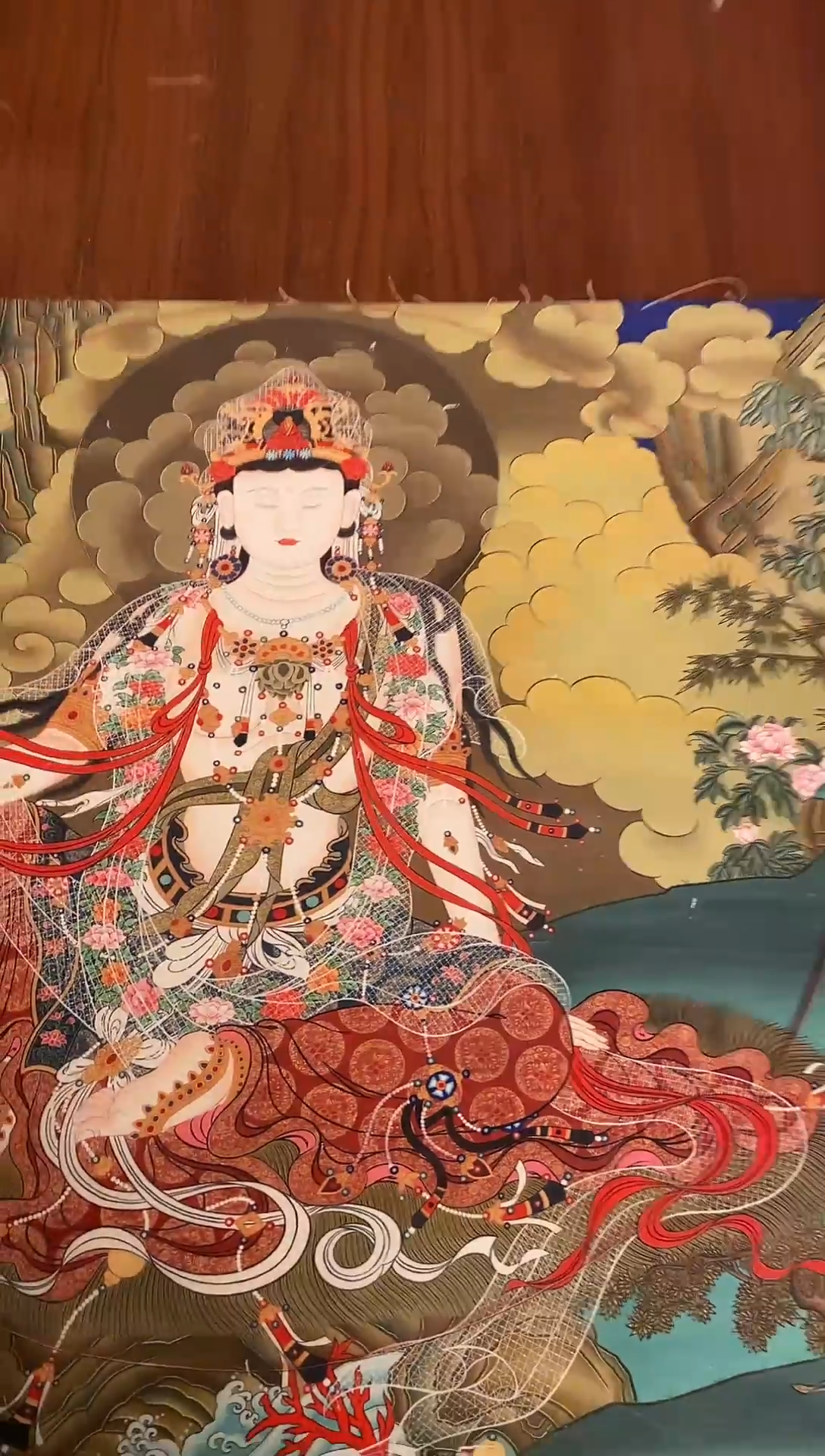 装裱画精美唐卡tk16108