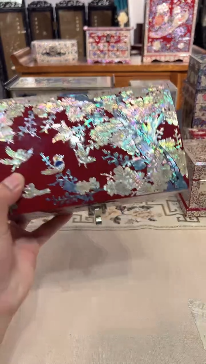 【闪购商品】鱼锁满贝弘贝雅螺钿漆器文化馆 