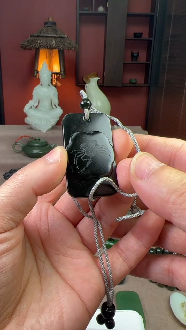 【闪购商品】和田玉挂件未镶嵌八方来财挂件