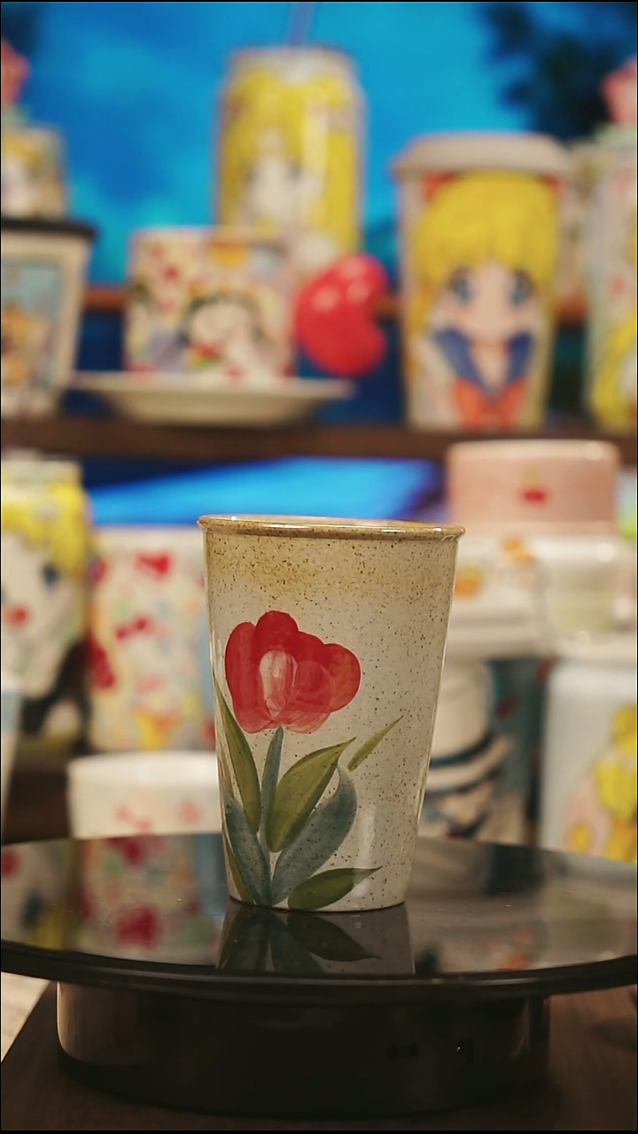 摆件陶景德镇陶瓷手工手绘