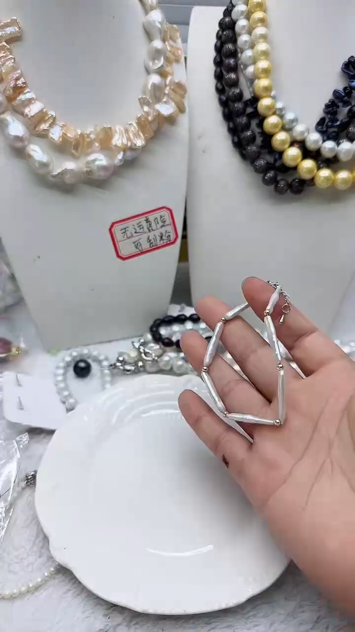 淡水珍珠未镶嵌套链96