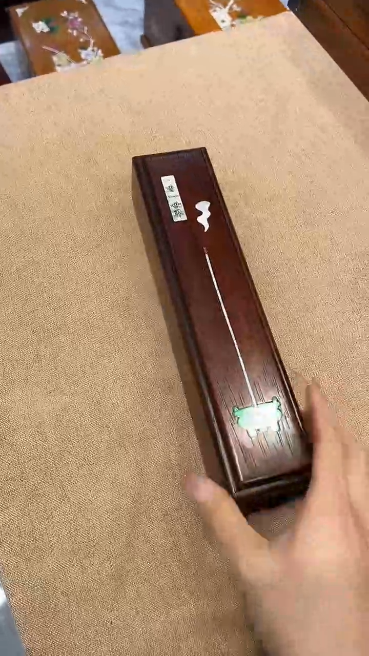 木线香盒 线香盒绿