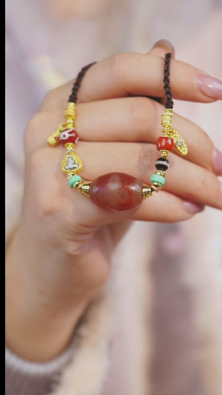 【闪购商品】玛瑙/玉髓项链未镶嵌多样性发一