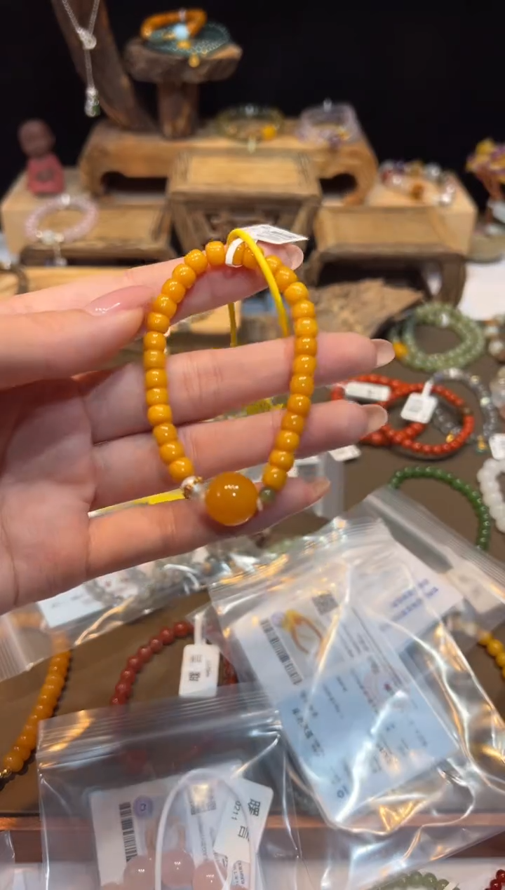 未镶嵌琥珀手饰手饰@@E7019