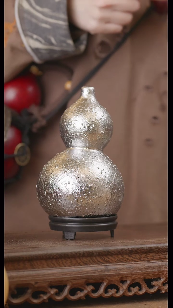 【闪购商品】237号精品天然大漆工艺防渗内胆酒葫芦~