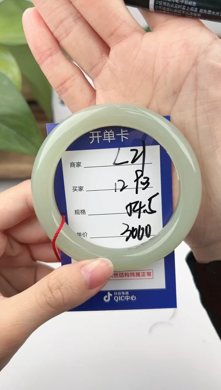 未镶嵌手镯和田玉微色差L21