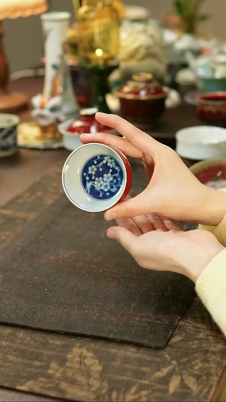 景德镇陶瓷杯碗柴烧多人