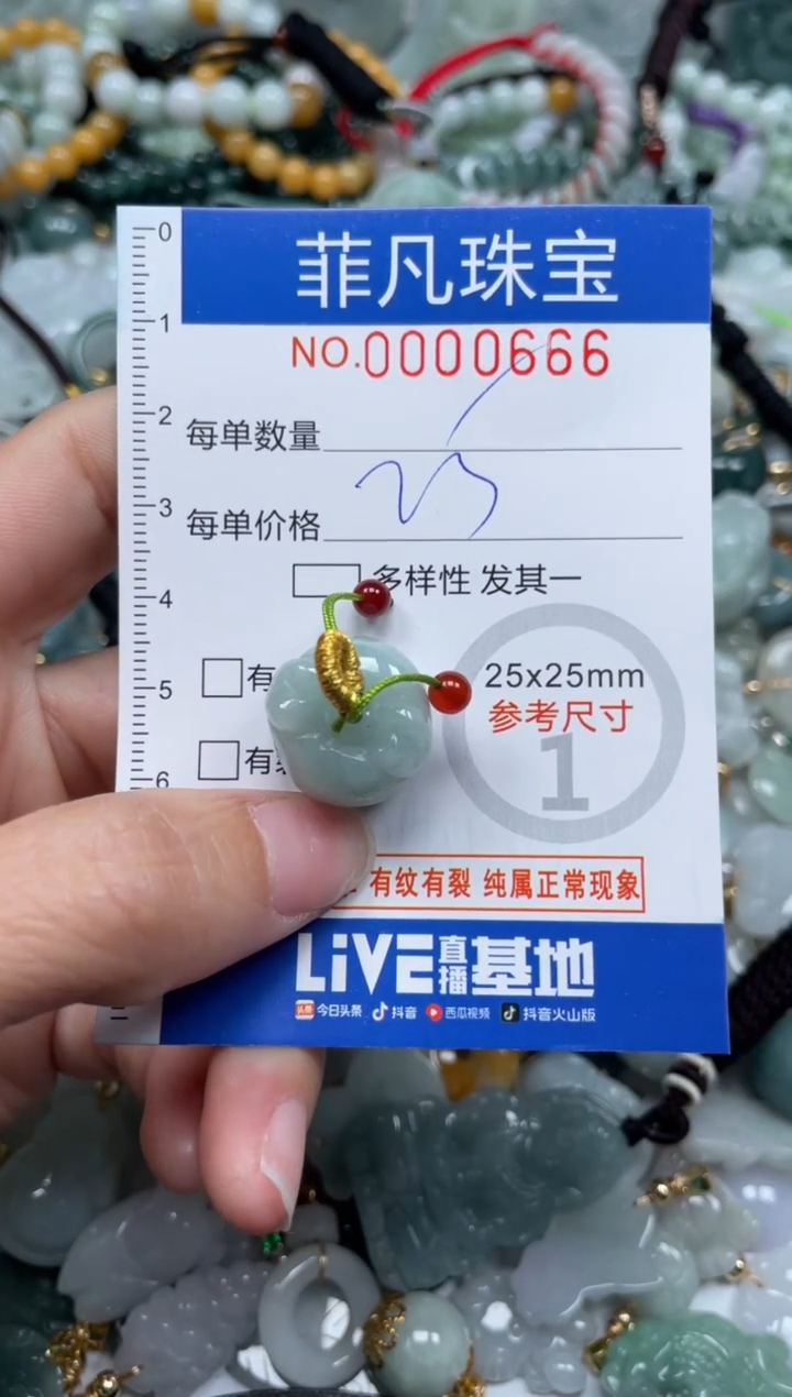 【闪购商品】翡翠颈饰未镶嵌00..0666