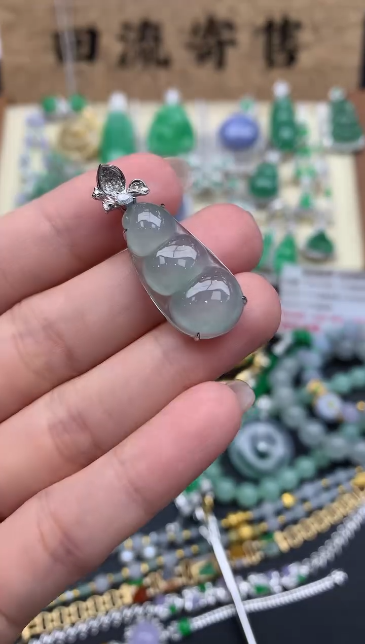 【闪购商品】翡翠颈饰18K金镶嵌72-中国好珍宝