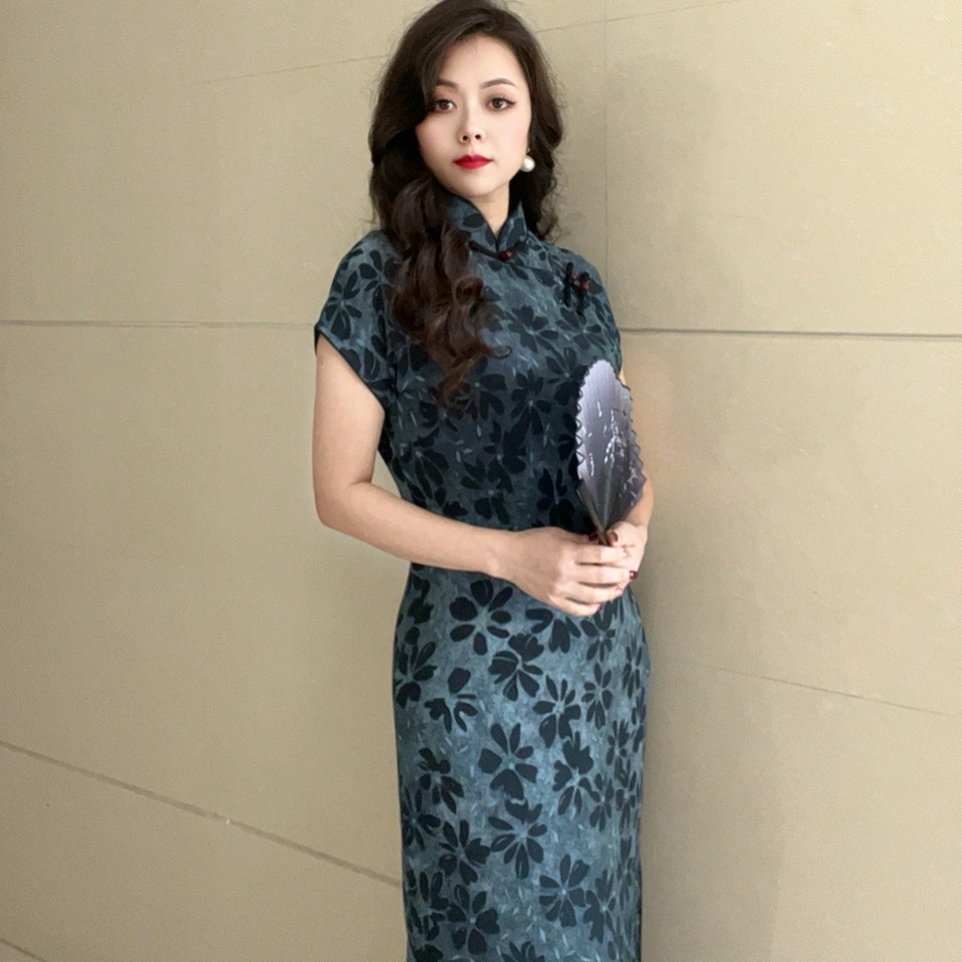 MEIRENYUMEILI【玉书】新中式民国风显瘦连衣裙