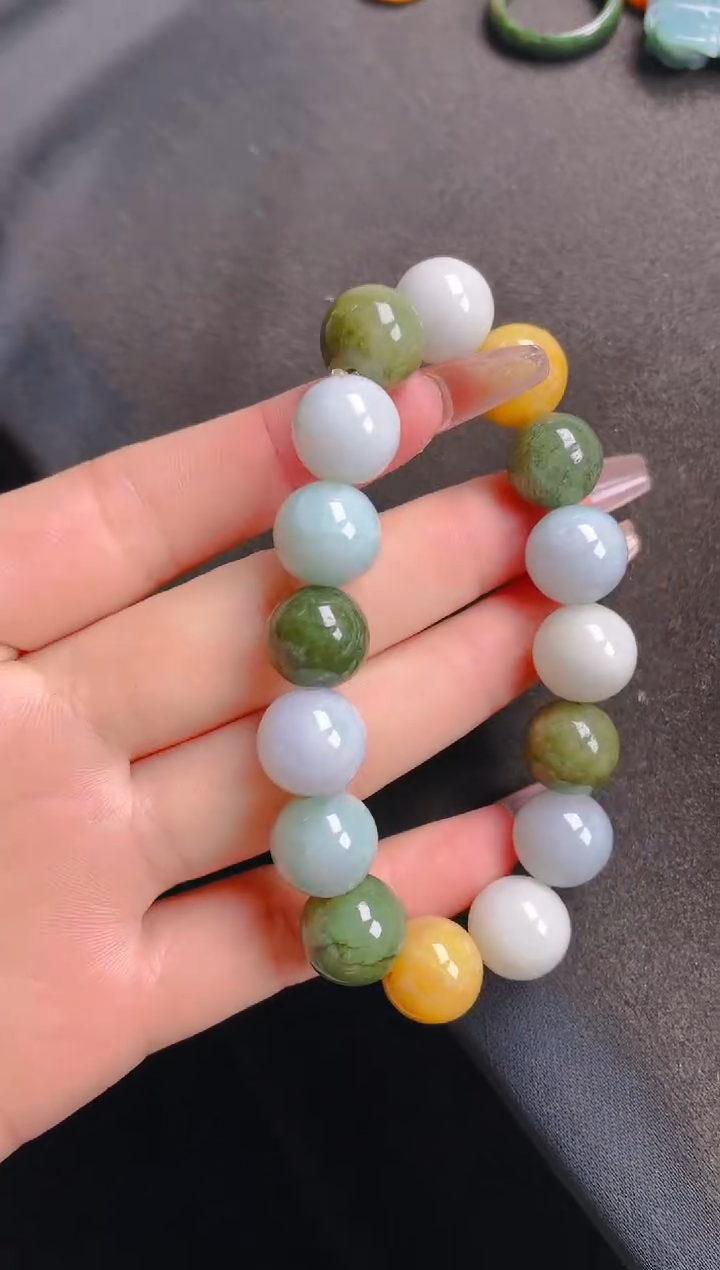 【闪购商品】翡翠颈饰未镶嵌13MM/H/翡翠A货一图一物