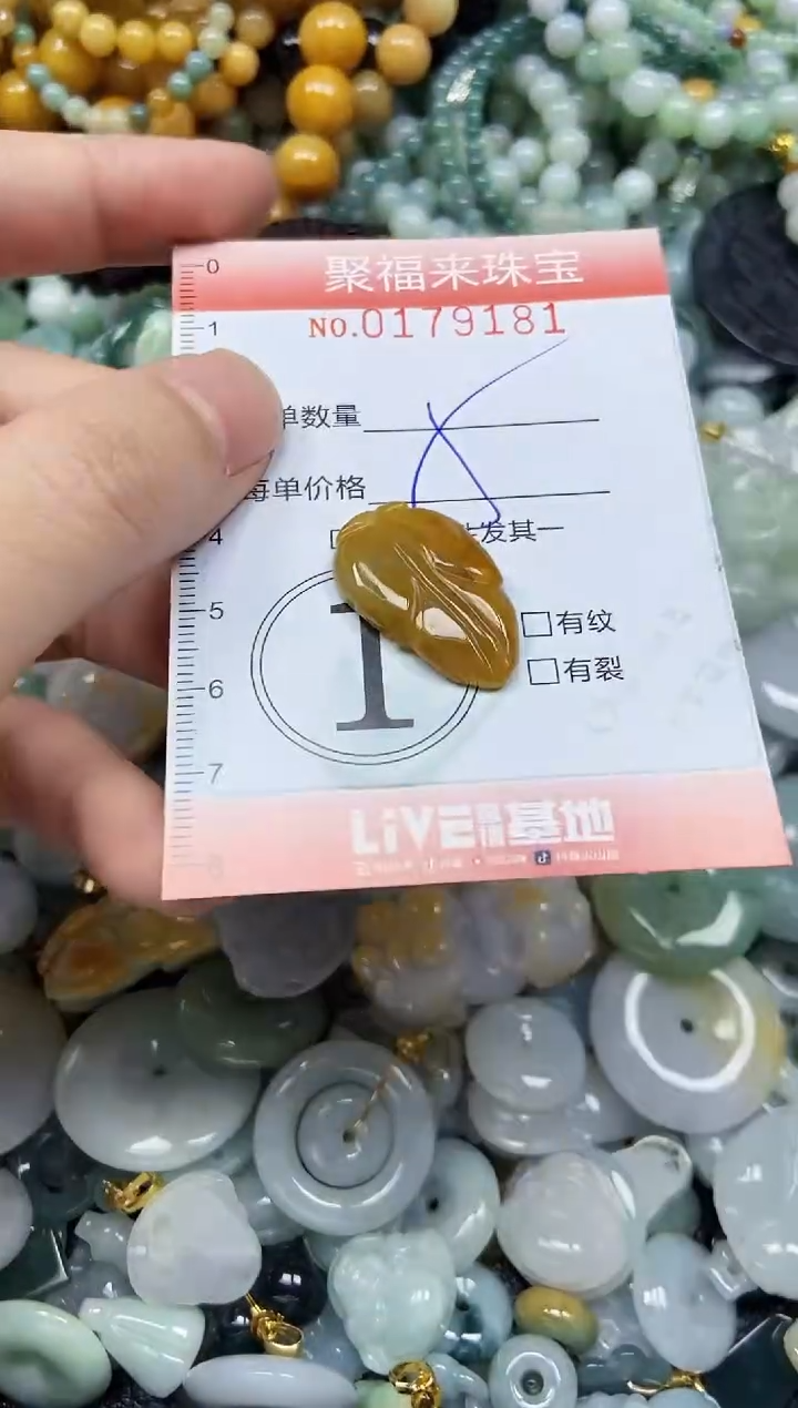 翡翠未镶嵌颈饰闪购0179181