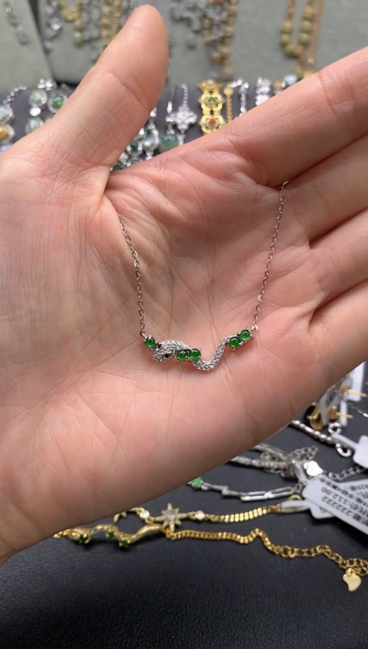 【闪购商品】翡翠戒指银S925镶嵌11111--1