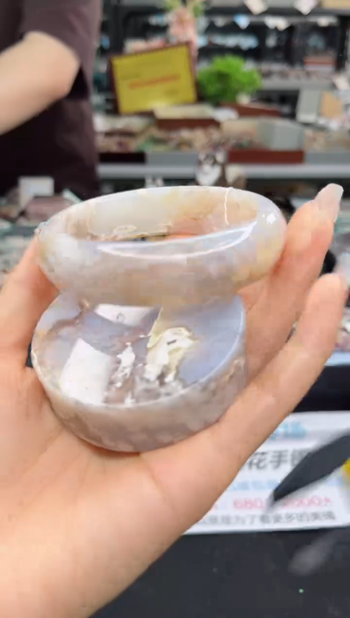 【闪购商品】石英质玉手镯未镶嵌65圈口（赠品镯心）3918281