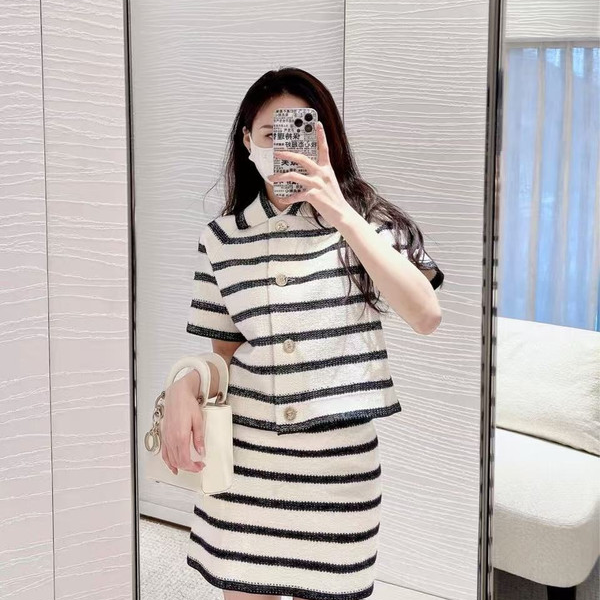 全新未使用 DIOR/迪奥 双双臻选/BC00910/迪奥外套/黑白;36