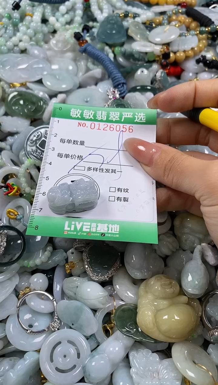 【闪购商品】翡翠颈饰未镶嵌闪购0126056多样性发其一