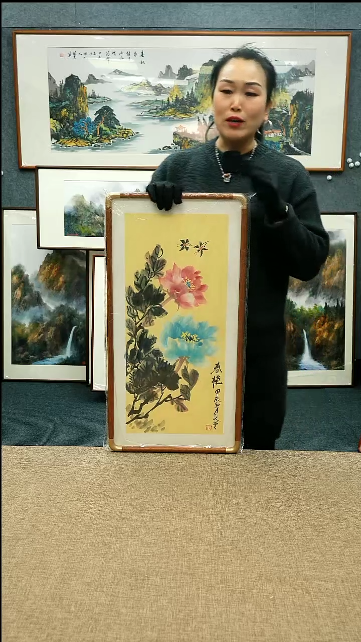 【闪购商品】国画33*66夏寒老师花鸟